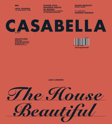 Architectural Magazine Casabella 869, Jan 2017 edition