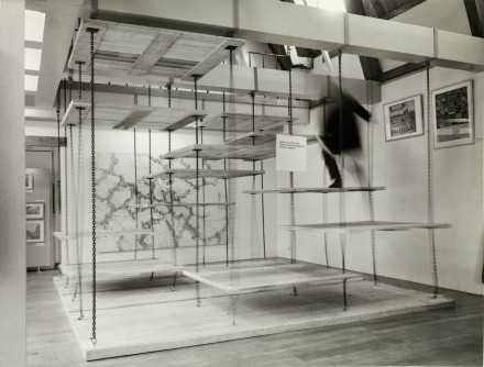 Ludiek trap at Amsterdam Museum, 1969