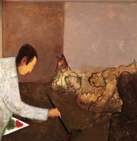 Le peintre devant son tableau, 1979