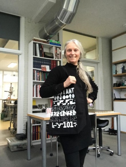 Marjan de Visser met Tote bag zwart