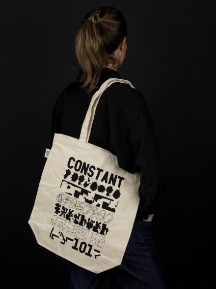 Tote bag wit-2, Photo Tom Haartsen