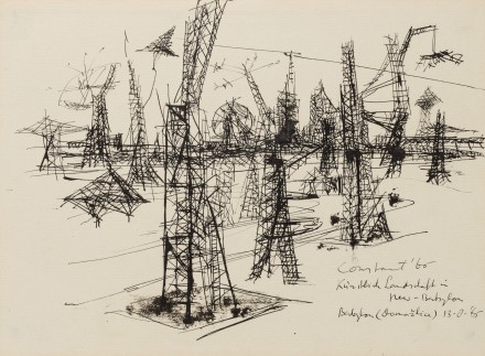 Constant Nieuwenhuys-Künstliche Landschaft in New-Babylon, 1965
