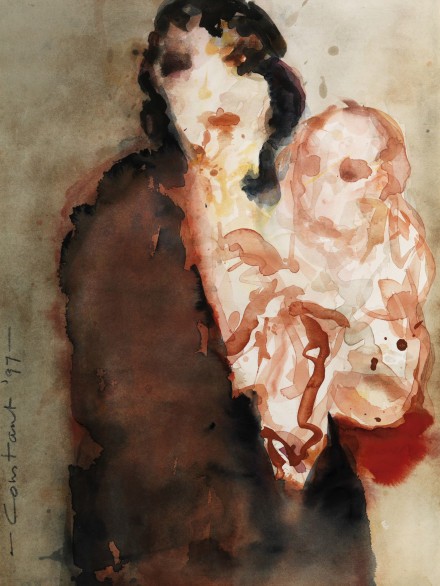 Constant Nieuwenhuys- Femme et enfant, 1997
