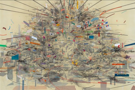 Julie Mehretu-Empirical Construction, Istanbul, 2003-Source:https://www.moma.org/collection/works/91778