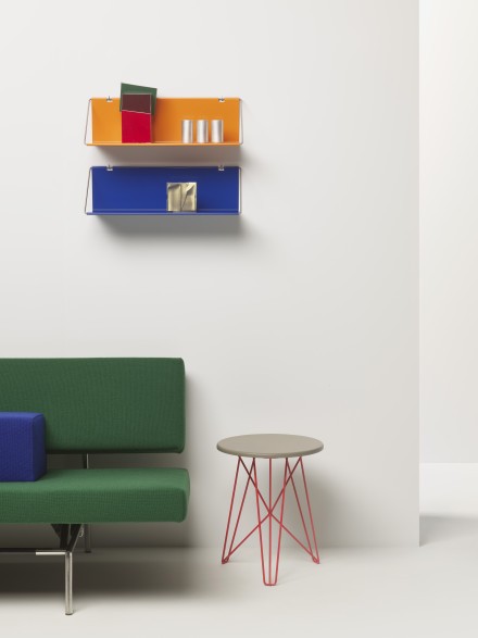 Spectrum Accessories Collection- "IJhorst" table and "Utrecht" shelf.