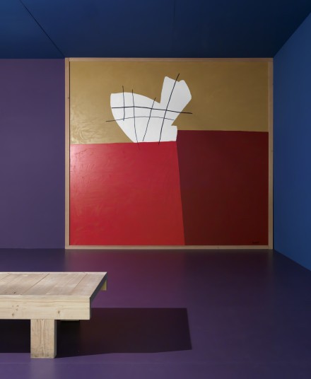 Reconstructie van een ruimte in kleur-schilderij 1952-CRK CMA 2016-1