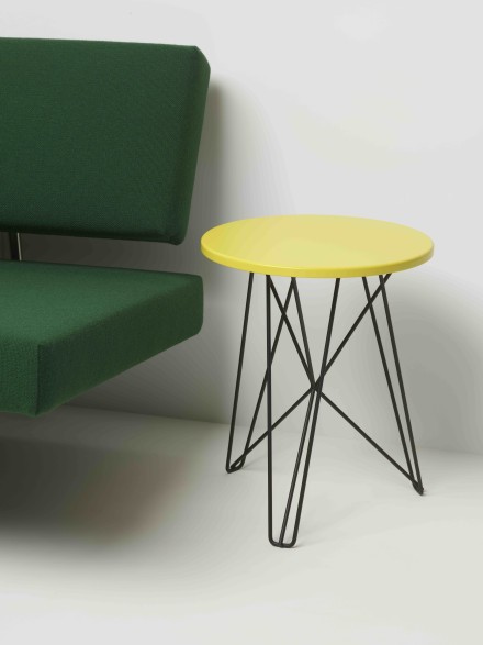 Spectrum | IJhorst stool yellow and black-klein