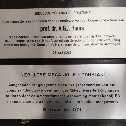 1958 Nébulose Mécanique [VI]-Plakette