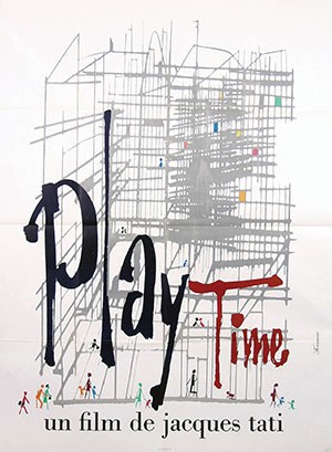 Jacques Tati-Playtime-film poster