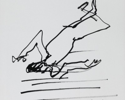No Title/Falling Figure (Vallende figuur), 1990