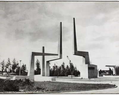 1964 ca De Poort van Constant (voorheen Ingang Sportpark Ookmeer), 1963-Bram Wisman