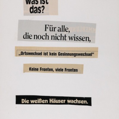 Friede was ist dat, 1972